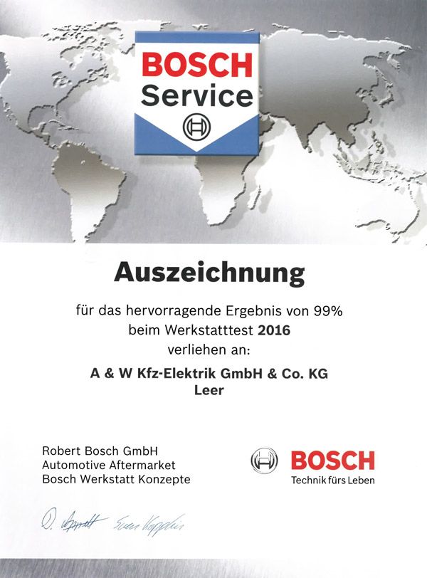 ​A&W KFZ-Elektrik GmbH & Co. KG​ ​Leer​ Qualität